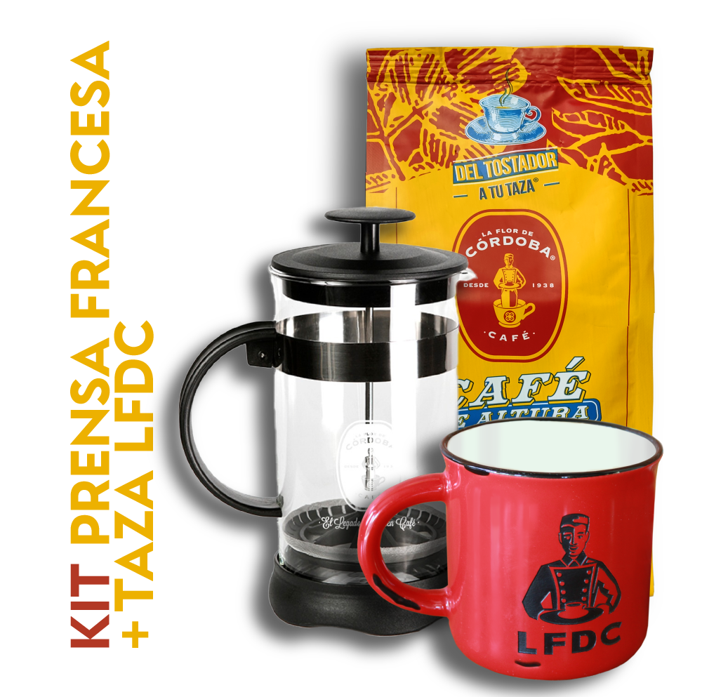 Kit Taza LFDC + Prensa Francesa